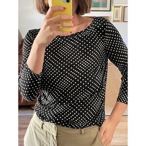 Y2K Sheer Mesh Dotted Top